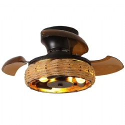 Rustic style ceiling fan