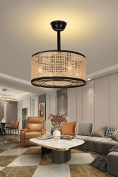 Rustic style ceiling fan