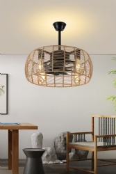 Rustic style ceiling fan