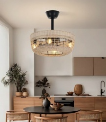 Rustic style ceiling fan