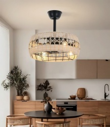 Rustic style ceiling fan