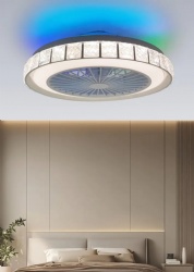 bedroom fan light