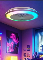 bedroom fan light