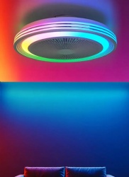 bedroom fan light