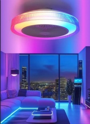 bedroom fan light