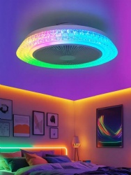 bedroom fan light