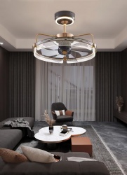 bedroom fan light