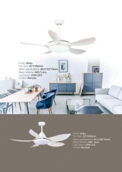 straight blade fan light