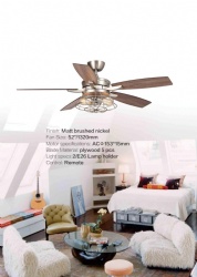 Rustic style ceiling fan