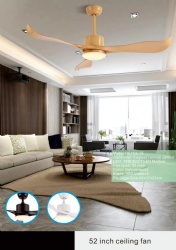 Rustic style ceiling fan