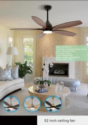 straight blade fan light
